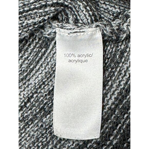 Maurices Womens Size L Gray Chevron Stripe Long Sleeve Tunic Sweater Pullover - Picture 9 of 16